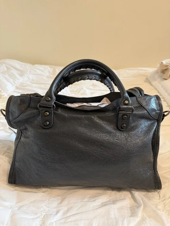 SOLD - Balenciaga Grey (ANTHRACITE) City Bag - Vintage - Picture 8 of 16